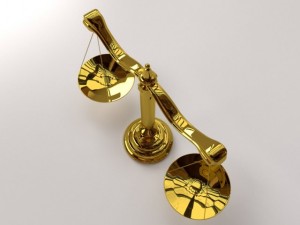 antique scales Model 3D