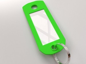 key tag Model 3D