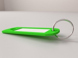 key tag Model 3D