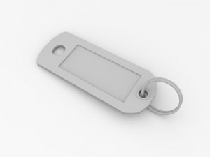 key tag Model 3D