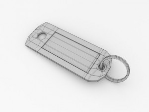 key tag Model 3D