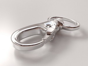 trigger snap hook 3D 모델