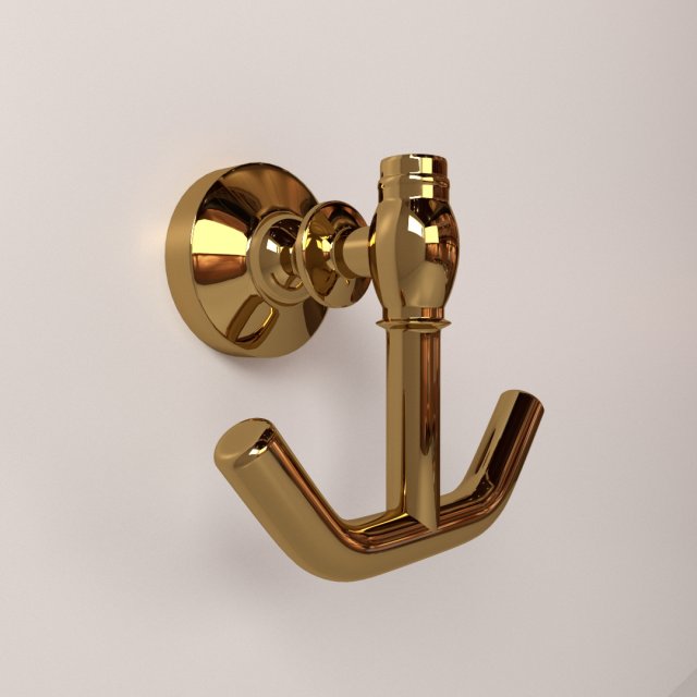towel hook Modèle 3D .c4d .max .obj .3ds .fbx .stl .blend 