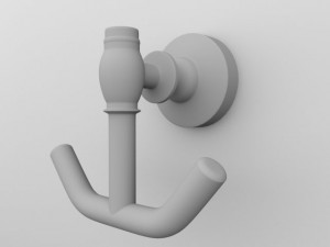 towel hook Modèle 3D