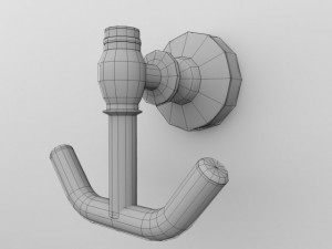 towel hook Modèle 3D