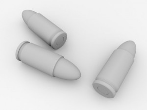ammunition 9mm parabellum Model 3D