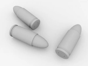 ammunition 9mm parabellum 3D Model