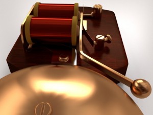retro doorbell 3D-Modell