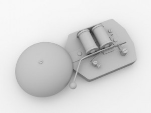 retro doorbell 3D-Modell