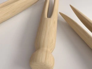 pinza de madera v2 Modelo 3D