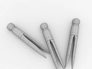 pinza de madera v2 Modelo 3D