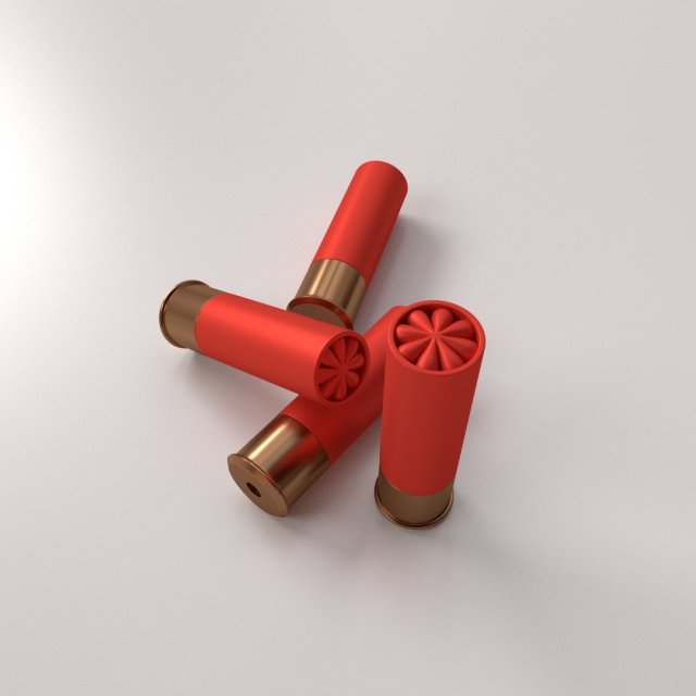 shotshells Modelo 3D .c4d .max .obj .3ds .fbx .stl .blend 