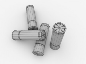 shotshells Modelo 3D