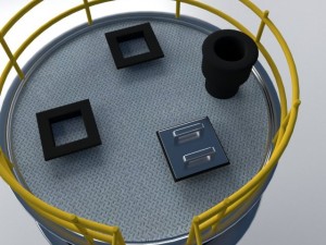 silo Model 3D