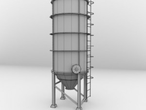 silo Model 3D
