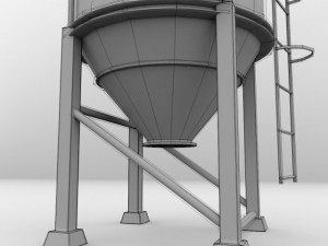 silo Model 3D