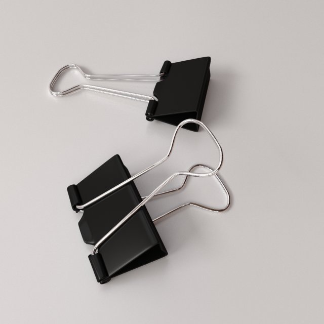 paperclip v2 3D 模型 .c4d .max .obj .3ds .fbx .stl .blend 