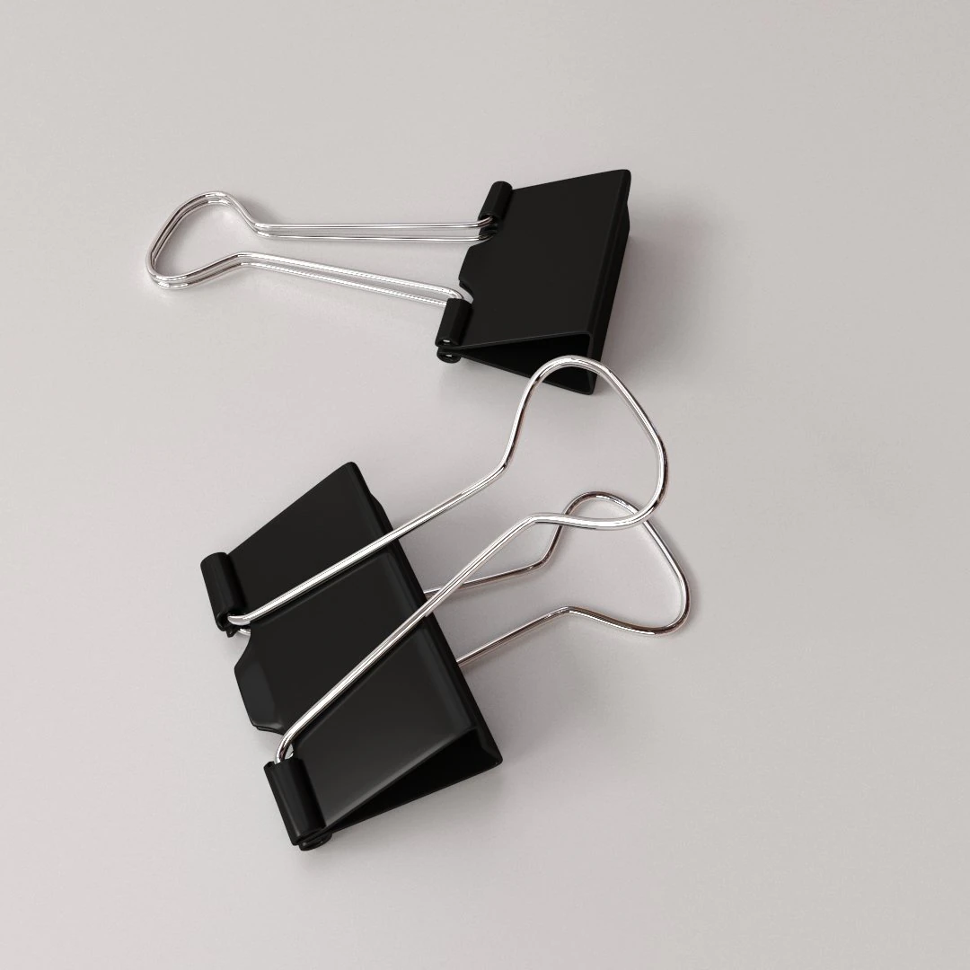 paperclip v2 3D Model .c4d .max .obj .3ds .fbx .stl .blend 