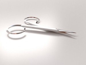 cuticle scissors 3D मॉडल