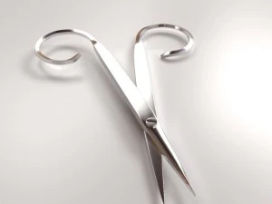 manik&uuml;r makası 3D Model