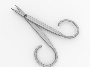 cuticle scissors 3D मॉडल