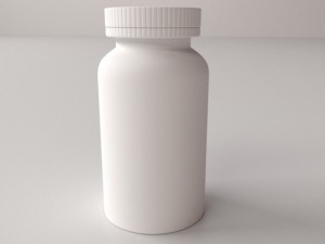 pill bottle 3D 模型
