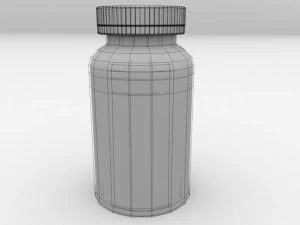 bottiglia di pillola Modello 3D