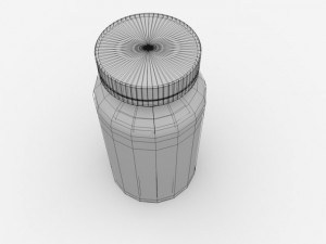 pill bottle 3D Model