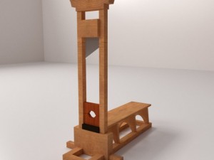 guillotine 3D Model