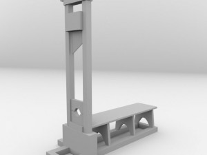 guillotine 3Dモデル