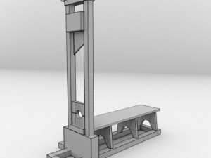 guillotine 3Dモデル