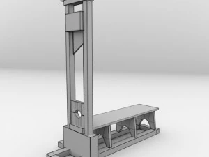 guillotine 3D Model