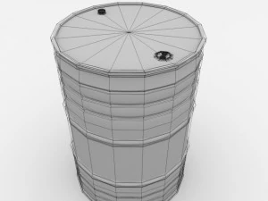 oil drum 3D Model