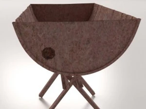 oil drum bbq 3D Model