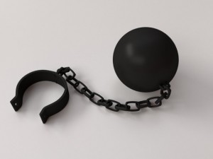 ball and chain 3D Модель