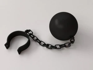 kula i łańcuch Model 3D