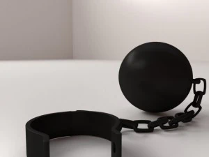 ball and chain 3D Model