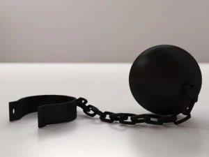 ball and chain 3D Model