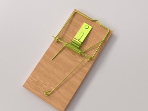 Wooden Mouse Trap Model Poser Format Custom 3D Modeling