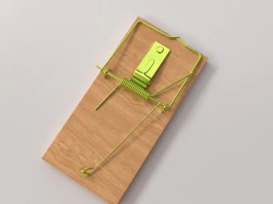 perangkap tikus Model 3D