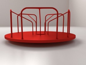 carousel 3D Model