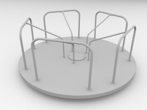 carousel 3D Model