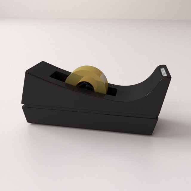 tape dispenser 3D Модель .c4d .max .obj .3ds .fbx .stl .blend 
