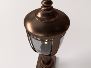 post lantern Modelo 3D
