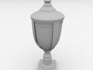post lantern Modelo 3D