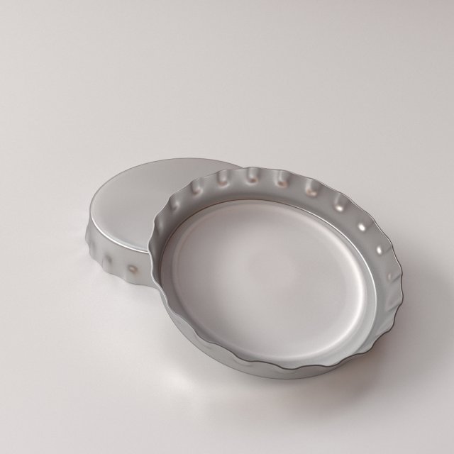 bottle cap Modelo 3D .c4d .max .obj .3ds .fbx .stl .blend 