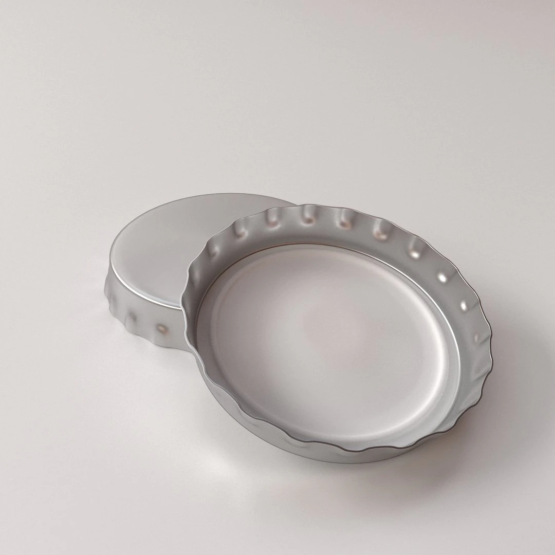 bottle cap 3D Model .c4d .max .obj .3ds .fbx .stl .blend 