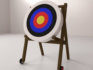 archery target 3D Model