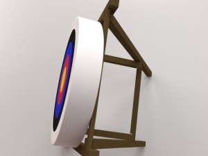 archery target 3D Model
