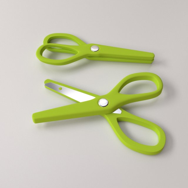 scissors v1 Model 3D .c4d .max .obj .3ds .fbx .stl .blend 